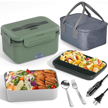 Vabaso Electric Lunch Box for Adults: Heat Up Your Lunch and Enjoy...