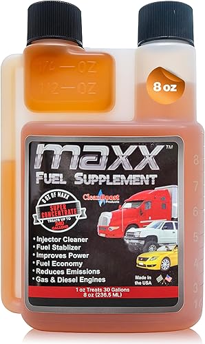CleanBoost® Maxx™ 08oz Fuel Treatment for Gas & Diesel Fuel - Treats 240 Gallons