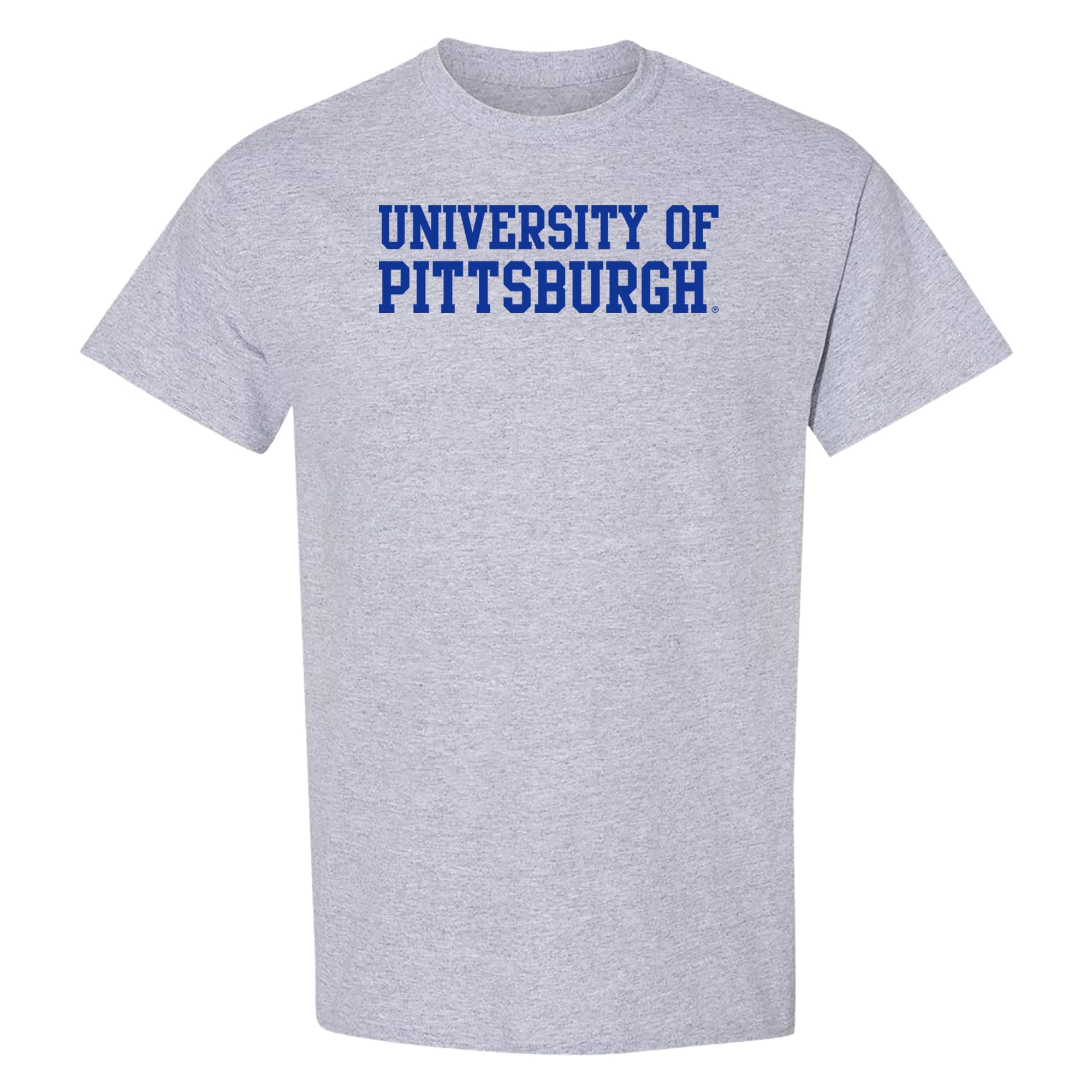 UGP Campus Apparel NCAA University Basic Block Sports Team T-Shirt, Pittsburgh Panthers Sport Grey, XXL — image 1