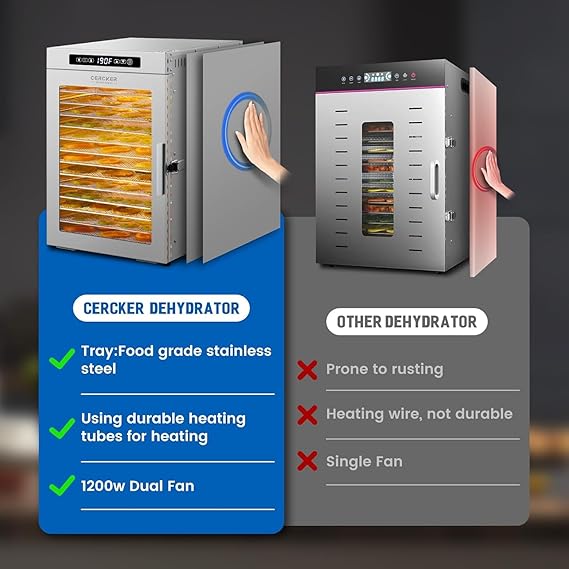 Product image for commercial food dehydrator