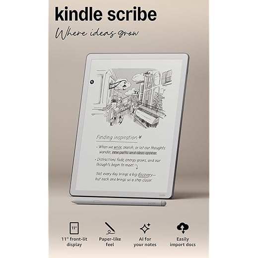Kindle Scribe 11-inch — Large Display