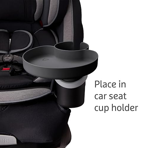 Miniatura 4 de Munchkin Bandeja para asiento de automóvil, accesorio de viaje y viaje por carretera para aperitivos sin desorden en el automóvil, color gris