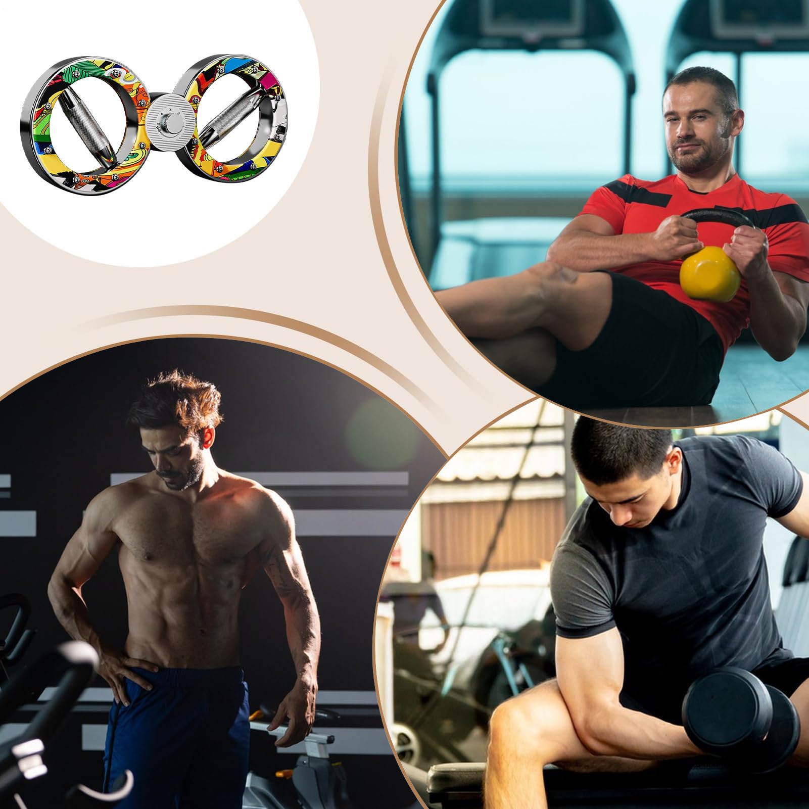Fortalecedor de Antebrazo Entrenador de Brazos para Ejercicio Muscular
