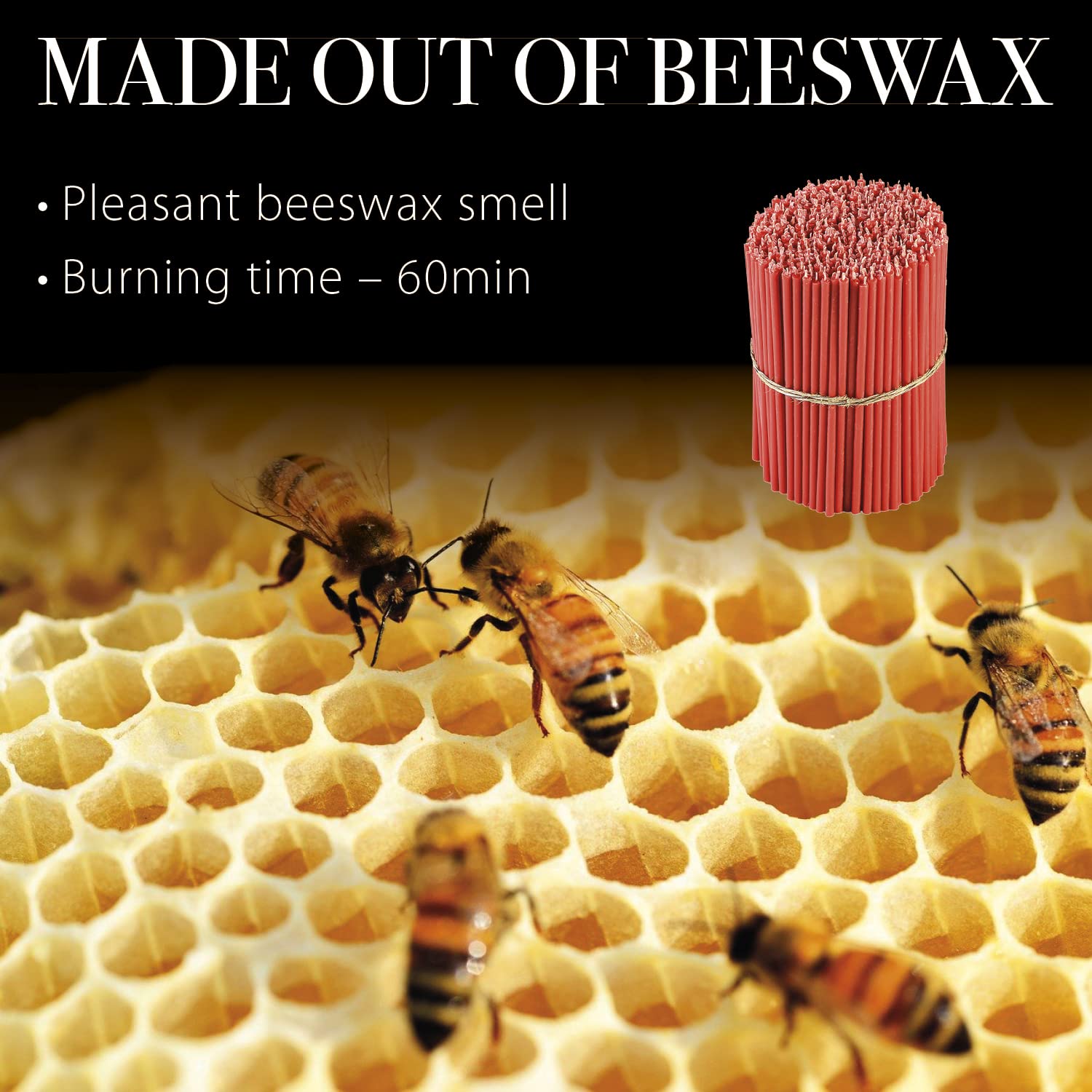 Candele In Cera D'Api Pure Danilovo - Per Preghiera, Meditazione E Atmosfera - Foto 9