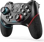 Upgraded Wireless Controller for Switch/Lite/OLED/Switch 2 Pro Controller for Switch Remote Joystick Gamepad Supports Wake up, Gyro Axis, Turbo, Dual Vibration and Screenshot Function
