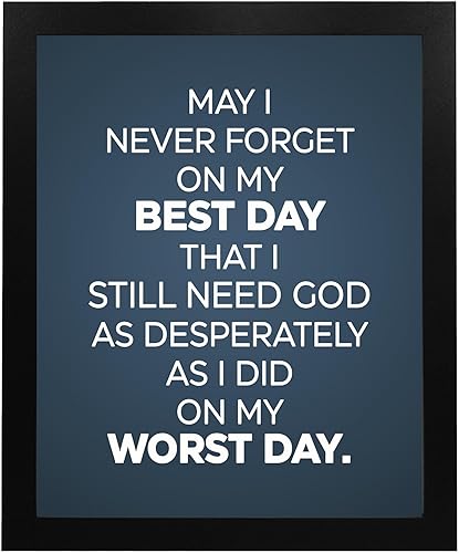 Miniatura 5 de On My Best Day-Still Need God - Spiritual Inspirational Wall Decor Print, Faith Motivational Wall Art For Living Room Decor Aesthetic, Home Decor,