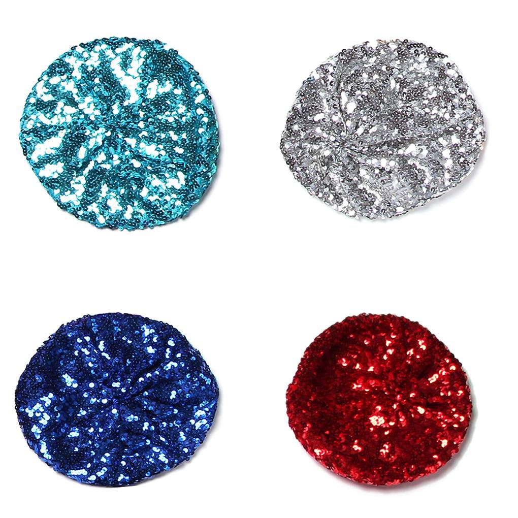 Chemo Headwear Beanie Sequin Beret Hat Cap - Turban Bandana Sparkle ABBA Voyage (Turquiose)