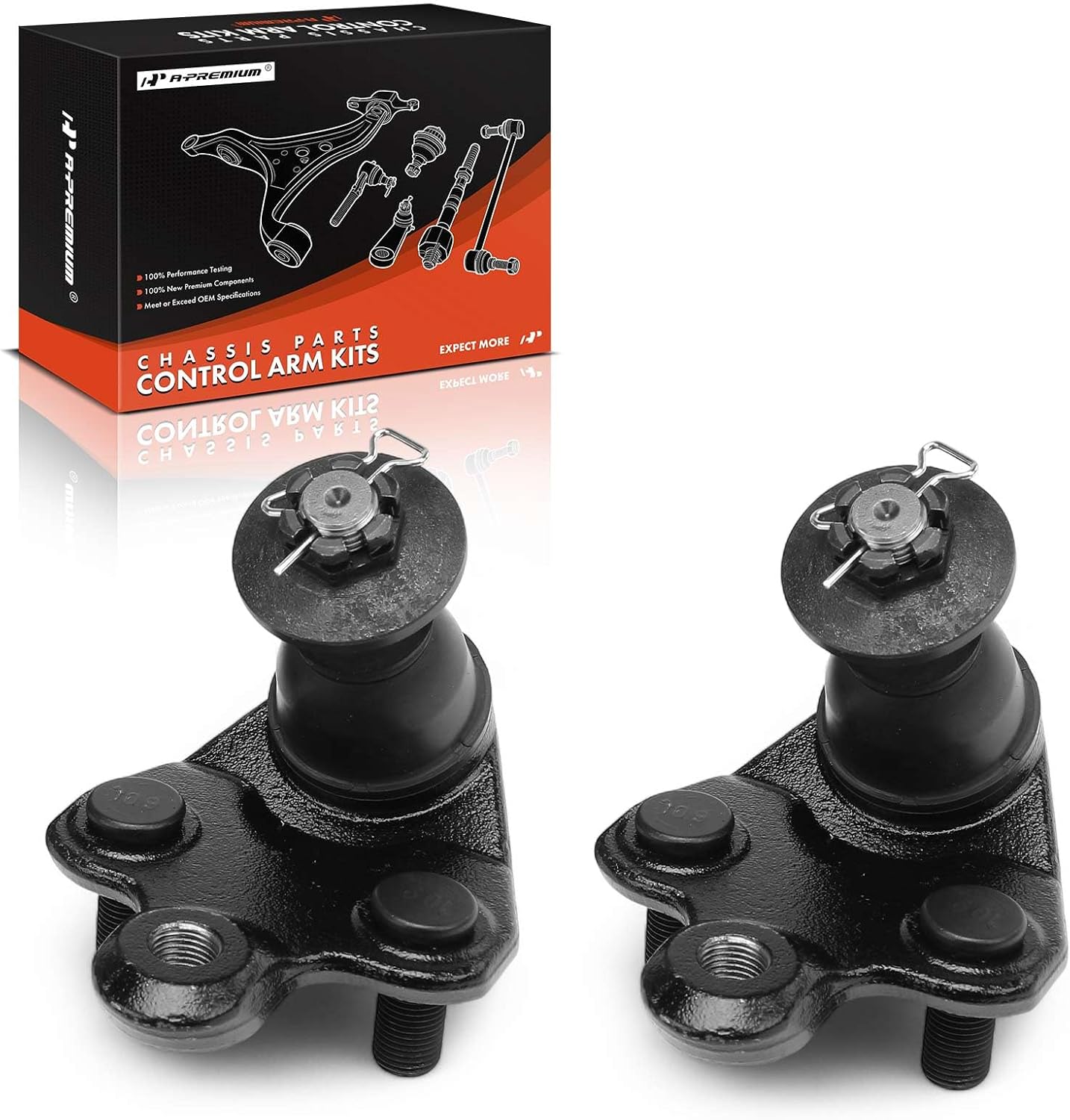A-Premium 2 x Front Lower Ball Joints, Compatible with Toyota Prius 2004 2005 2006 2007 2008 2009