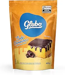 Mistura para Bolo de 400G, Sabor Cenoura, Globo.