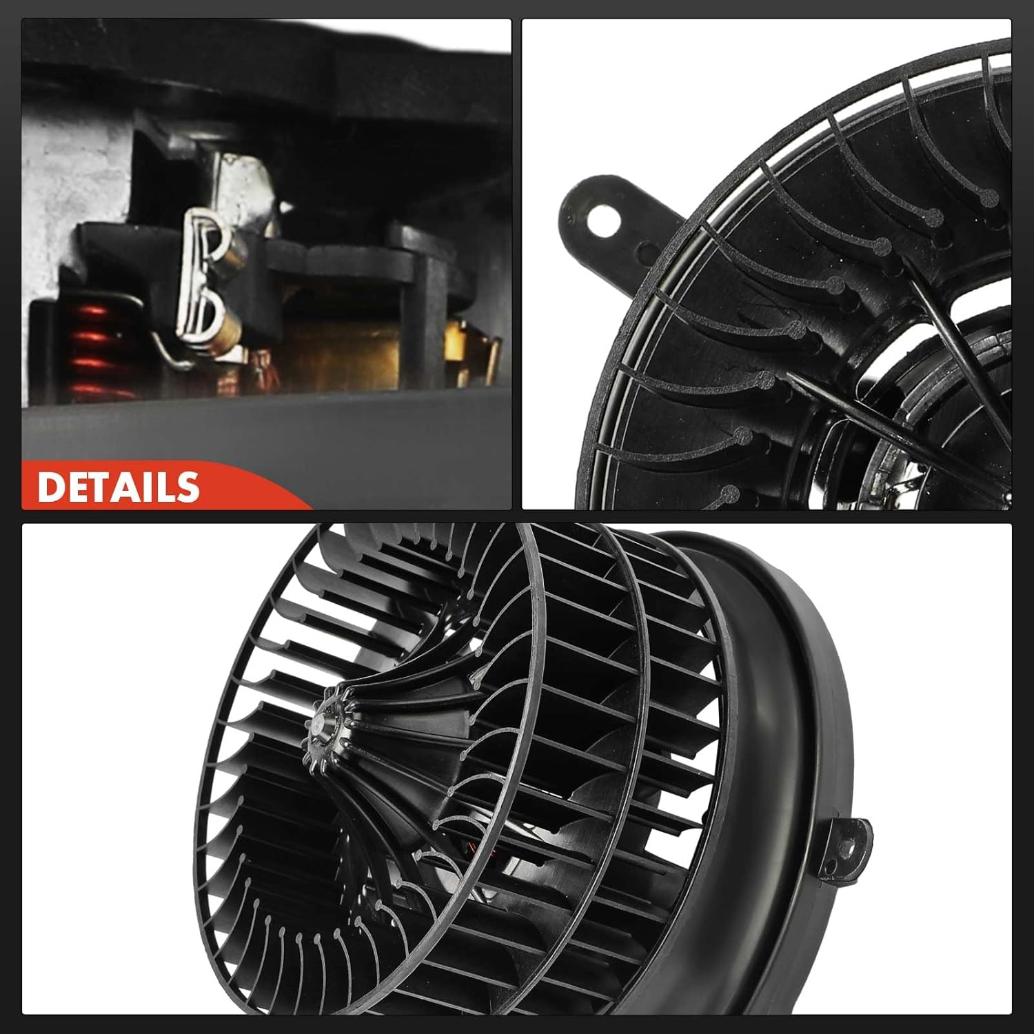 A-Premium Front HVAC Heater Blower Motor Compatible with Mercedes-Benz SLK230, CLK320, C230, CLK430, C280, SLK320, CLK55 AMG, CLK500, C220, SLK32 AMG, CL500, C43 AMG, C36 AMG, CL600, SLK200