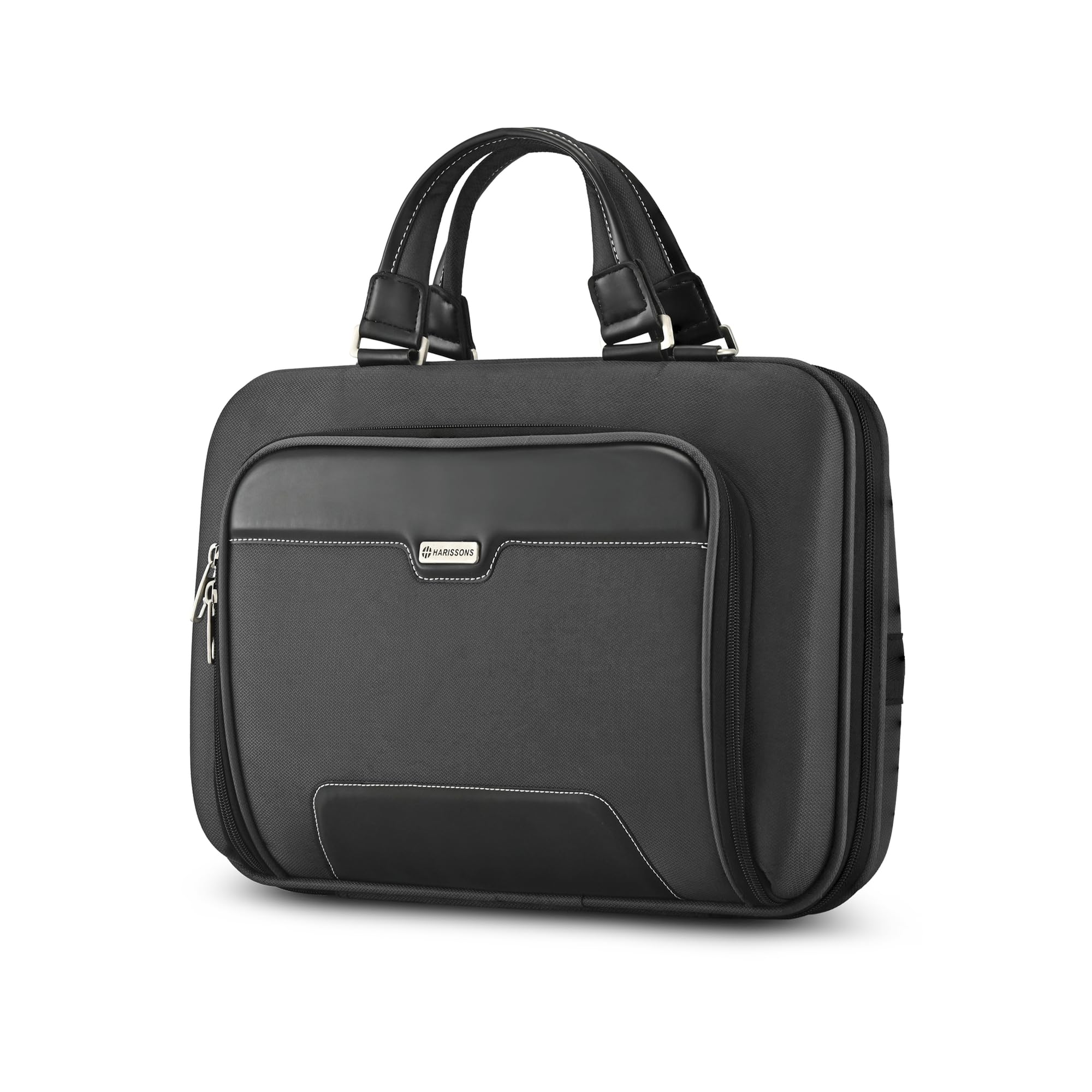 HARISSONS Spartan 12L Water Resistant Vegan Leather Laptop Messenger B