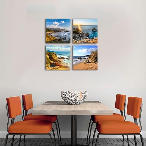 Miniatura 283 de Arte de pared de naturaleza con plantas verdes, decoración de pared de hojas botánicas tropicales, impresiones en lienzo para dormitorio, Hoja