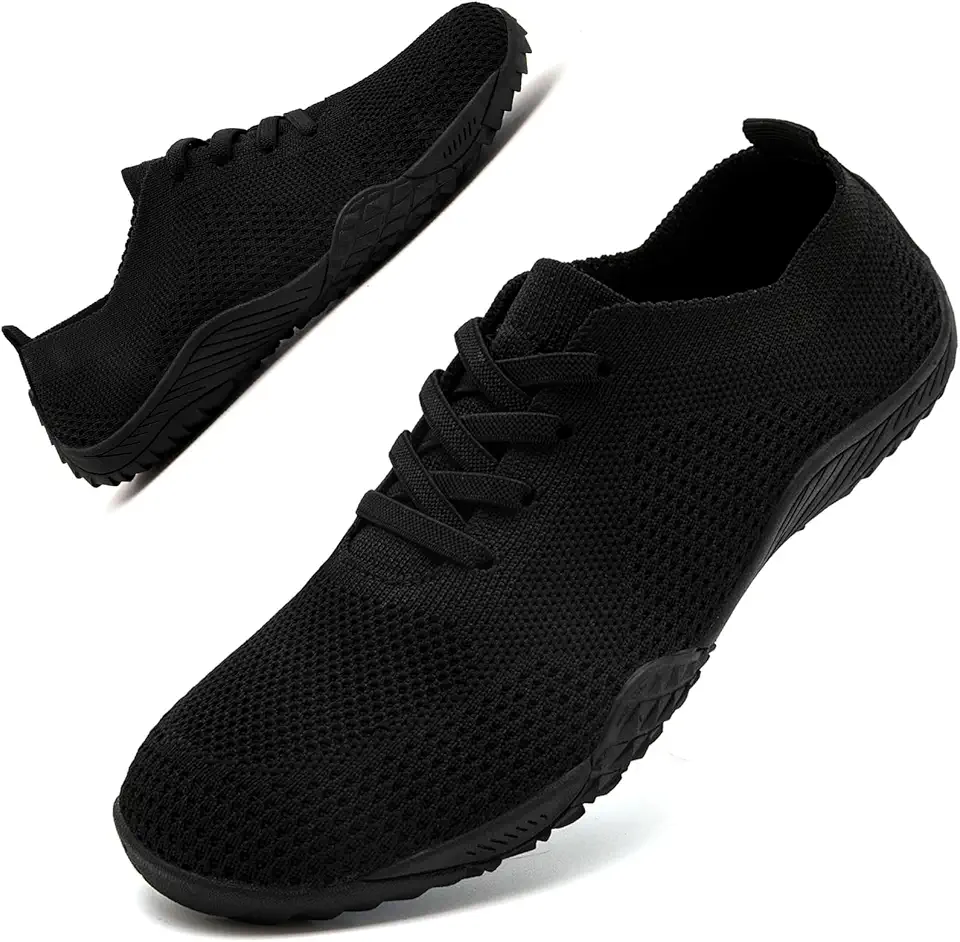 Tênis feminino minimalista Zero Drop sem cadarço, leve, confortável para academia, corrida, trilha, treino, caminhada