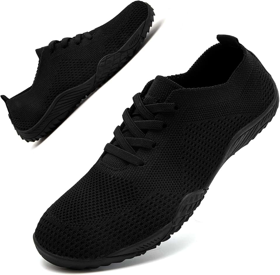Tênis feminino minimalista Zero Drop sem cadarço, leve, confortável para academia, corrida, trilha, treino, caminhada