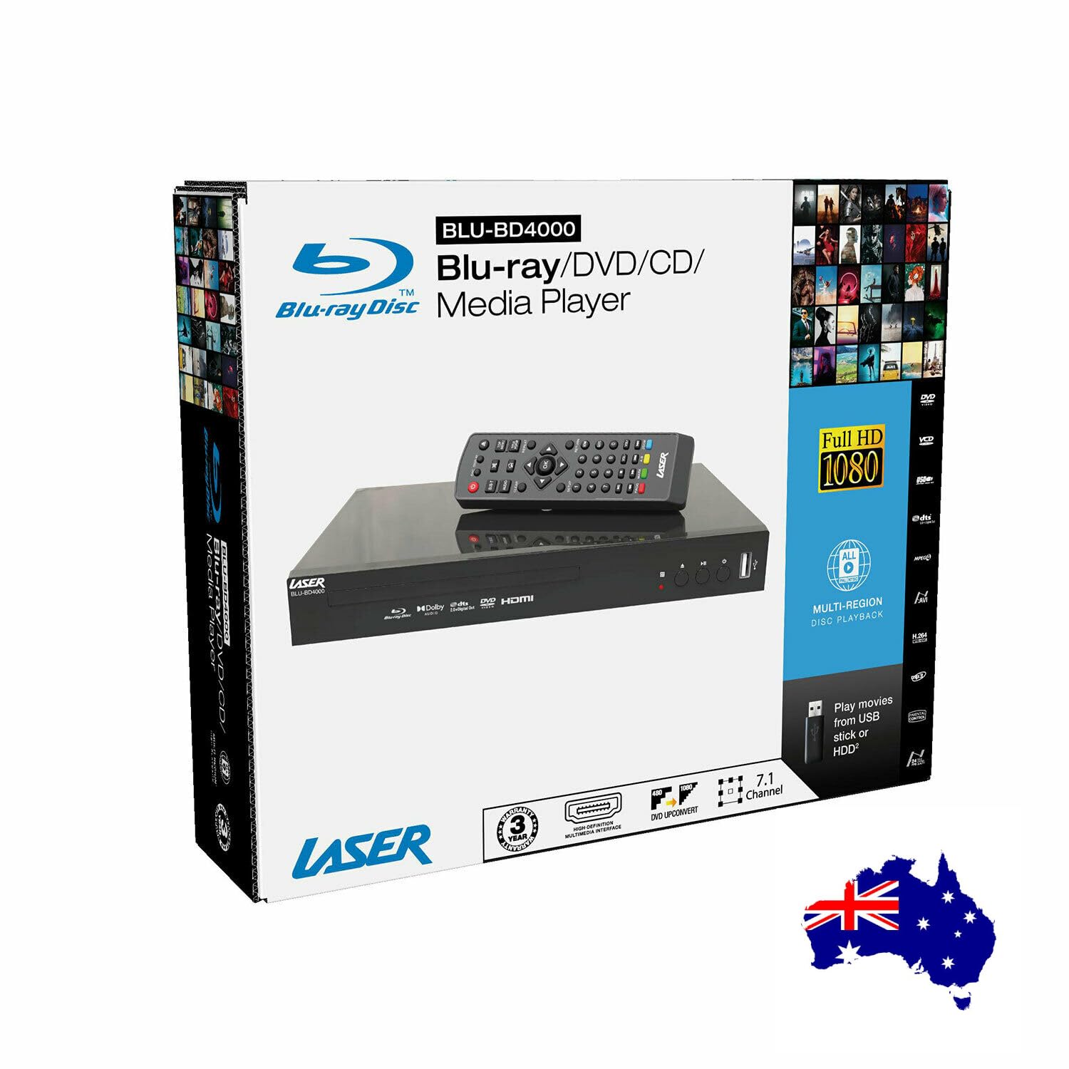 LASER レーザー BLU-BD4000 リージョンフリー Amazon | LASER レーザー BLU-BD4000 リージョンフリー BD/DVD