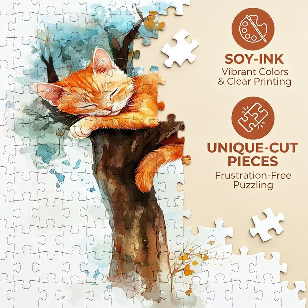 Puzzle 5000 Pezzi, Gatto Albero Di Amandola 3D Puzzle per Adulti Impegnativo, Educa Puzzles Artistico, Divertente E Stimolante Puzzles Decorativo per La Famiglia, Regalo e Decorazione Pareti DX0YL6968