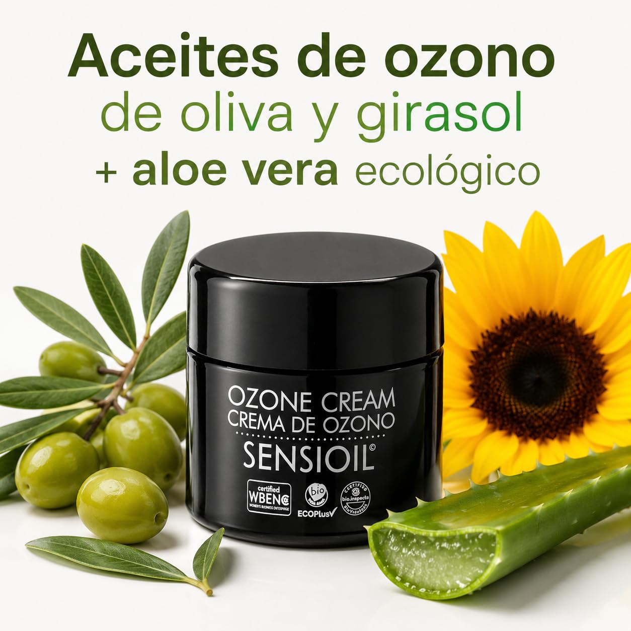 OZOLABS Crema de Ozono Facial Antiedad Aceites Ecológicos 50 ml