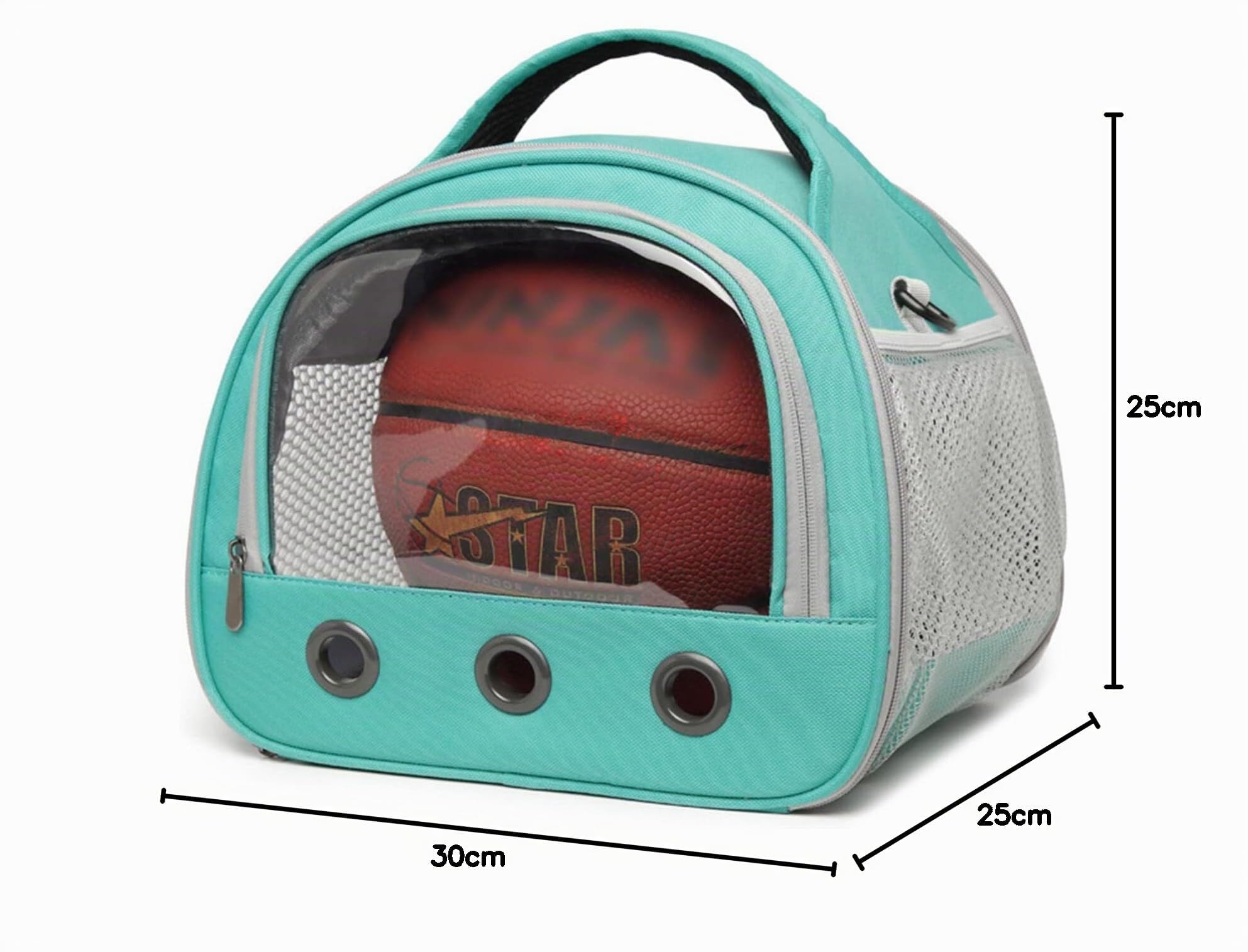 Bolsa para mascotas pequeñas, bolsa portátil para cobayas, bolsa transparente para el transporte de hámsteres, para pájaros, ratas, cobayas, ardillas