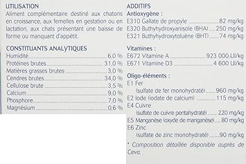 Sogeval Pet Phos Felin Croissance 96 Comprimes Pour Chaton Et Chat Complement Mineral Et Vitamine Amazon Fr Animalerie