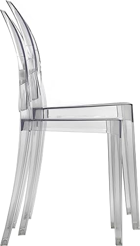 Miniatura 7 de Juego de 2 2 (2) sillones estilo Louis fantasma silla de comedor  Brazo de salón sillones armados sillones asiento superior fino moderno de mediados