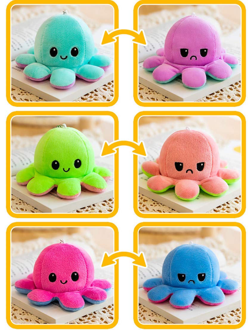 リバーシブルたこ Amazon.co.jp: Murahanaリバーシブルタコぬいぐるみ。ストレス