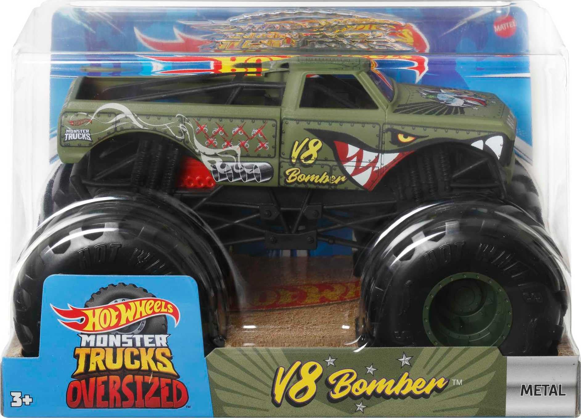 Hot Wheels Monster Trucks V8 Bomber GTJ37 - Mattel FYJ83 | Amazon