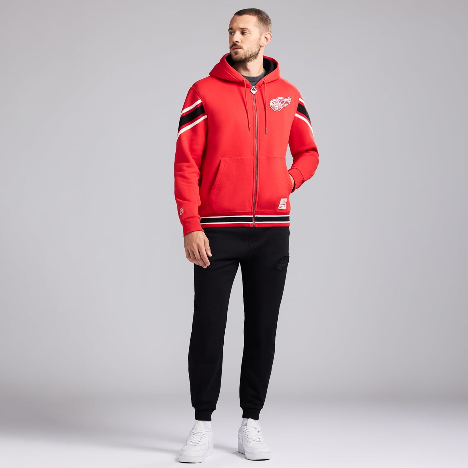 GAME 7 NHL mens X Nhl Men's Officially Licensed Long Sleeve Zip Up Hooded Fleece Sweatshirt