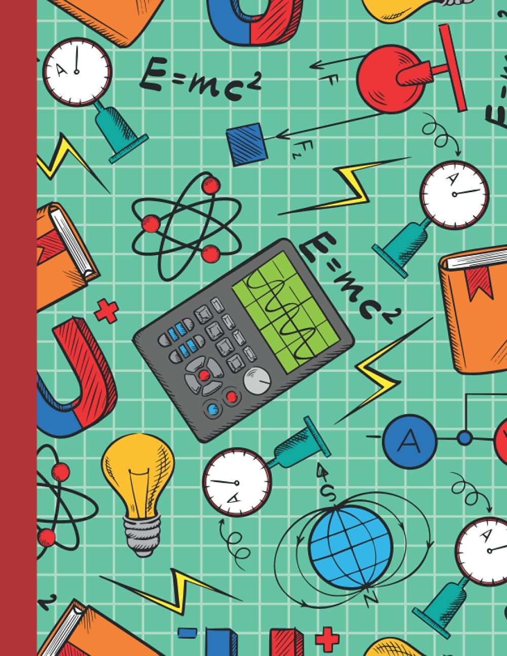 Graph Paper Notebook 8.5 x 11: Quad Ruled 5 Squares Per Inch, 60 Sheets (120 Pages) Graph Paper Composition Book