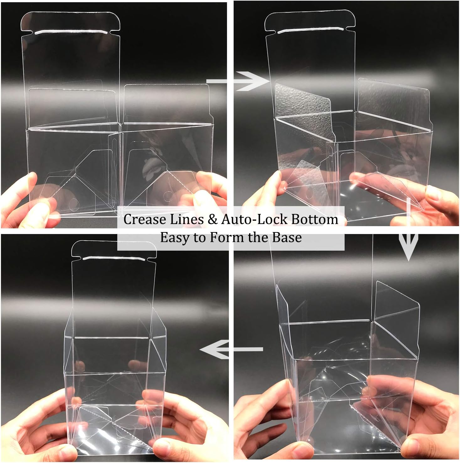 Bеѕt Cуbеr Dеаlѕ 🔥 Gechtas 50Pcs PET Clear Cube Gift Boxes, 3x3x3, Food Safe, 0.3mm Thick, Recyclable, for Wedding, Shower, Party Favors (#H)