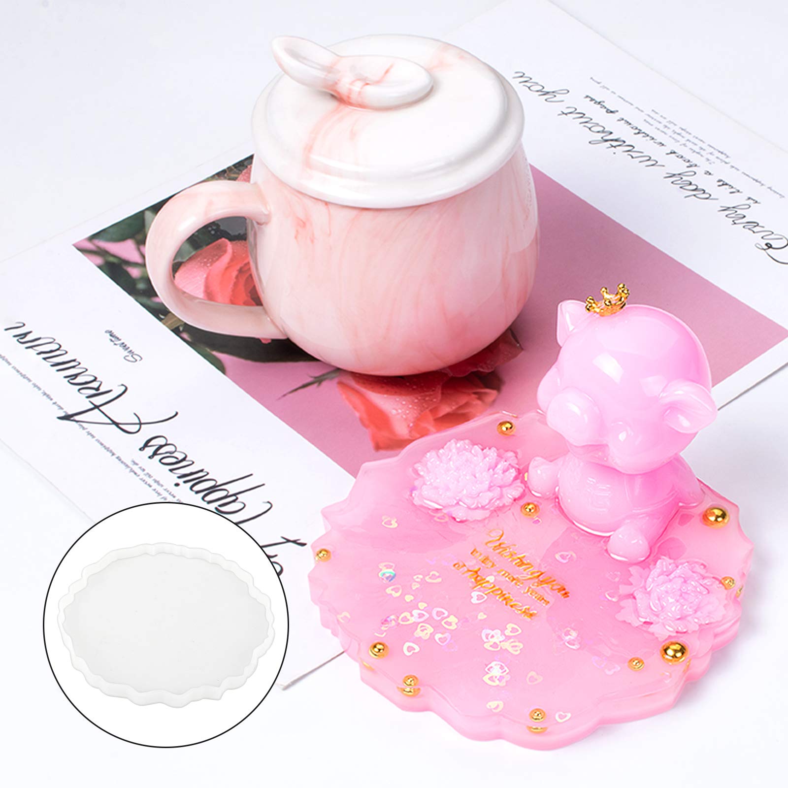 Scoolr, Set di 5 stampi in silicone per resina