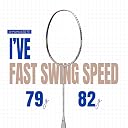 Li-Ning G-Force X5 Carbon Fibre Badminton Racket with Free Full Cover(79 Grams, 28 Lbs) (White/Blue/Light Stone) gallery image