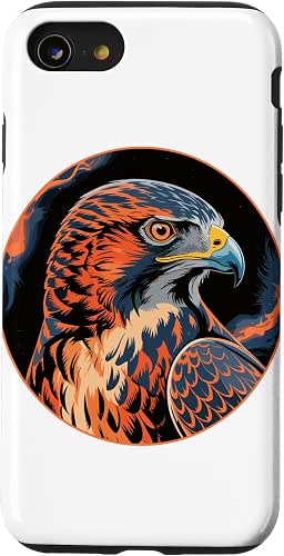 Cosmic Art Hawk Hawks Case for iPhone SE (2020) /