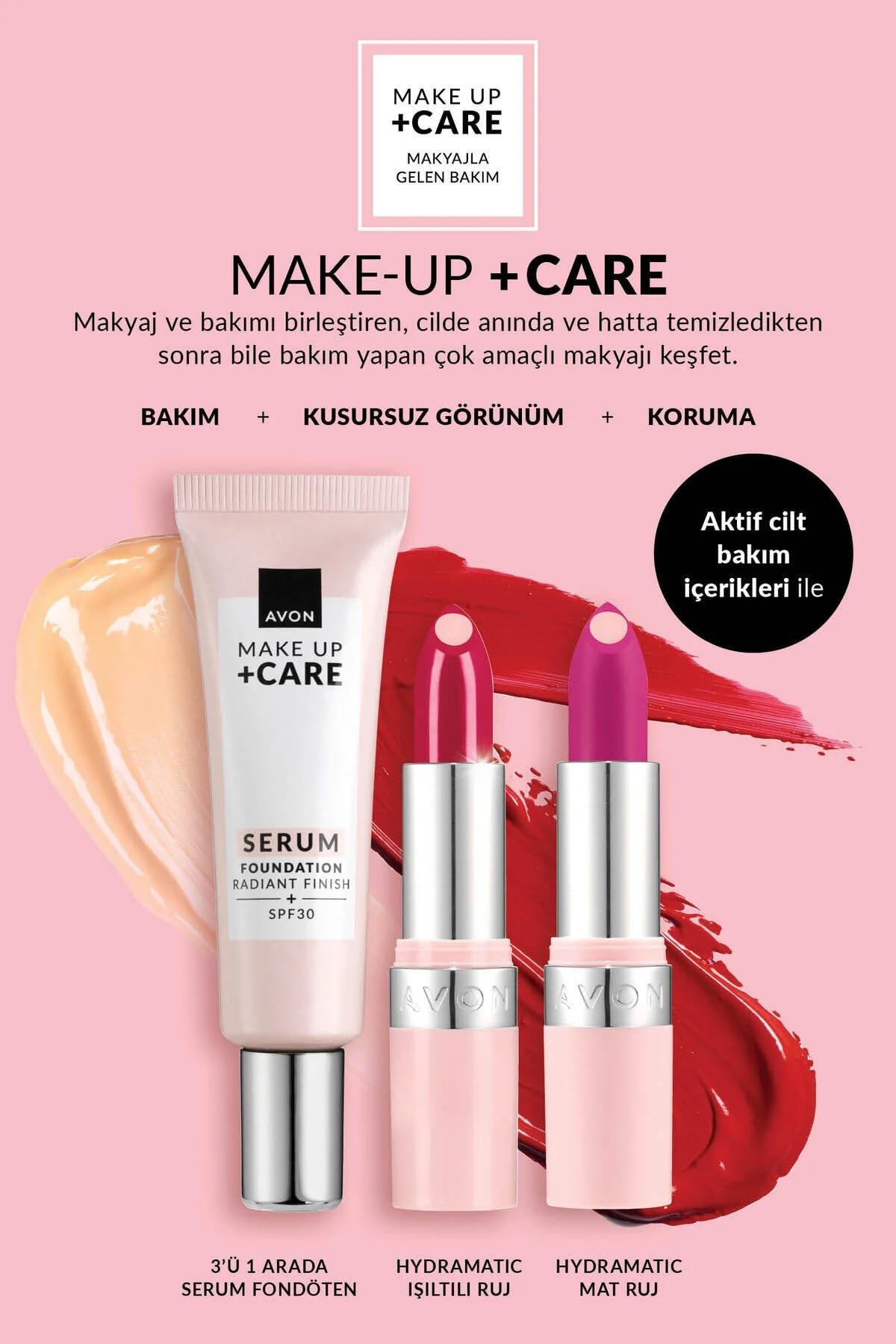 AVON Hydramatic Mat Ruj, Rosy