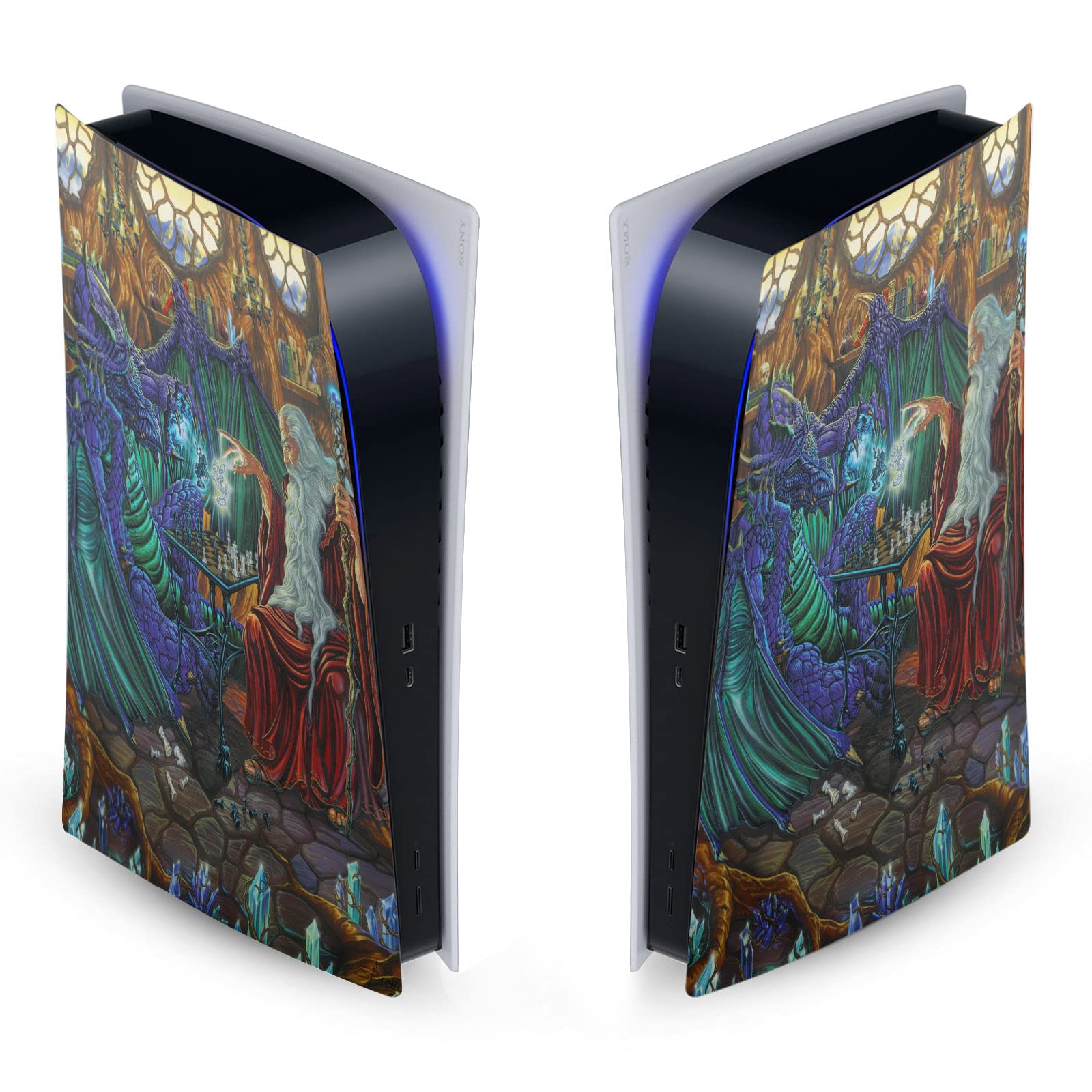 Autocollant de Jeu PS5 Digital Edition Cadeau Idéal Gamer Dragons