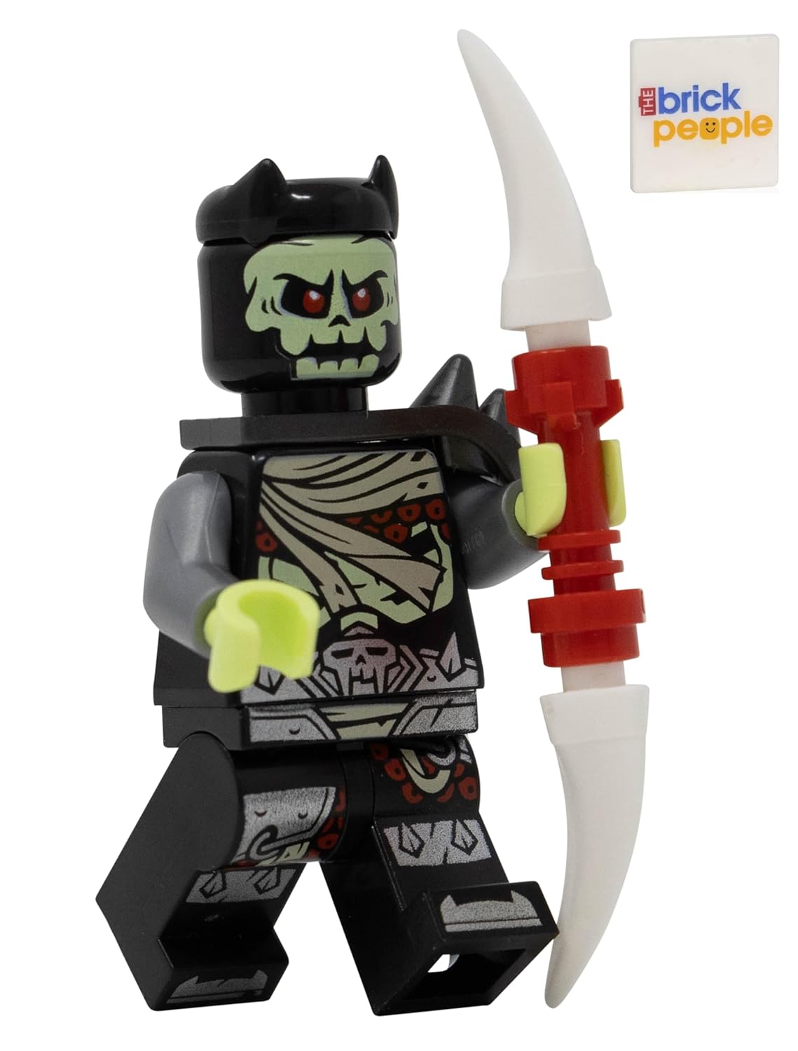 Lego Ninjago Core Bone Warrior Minifigure with Bone Blade