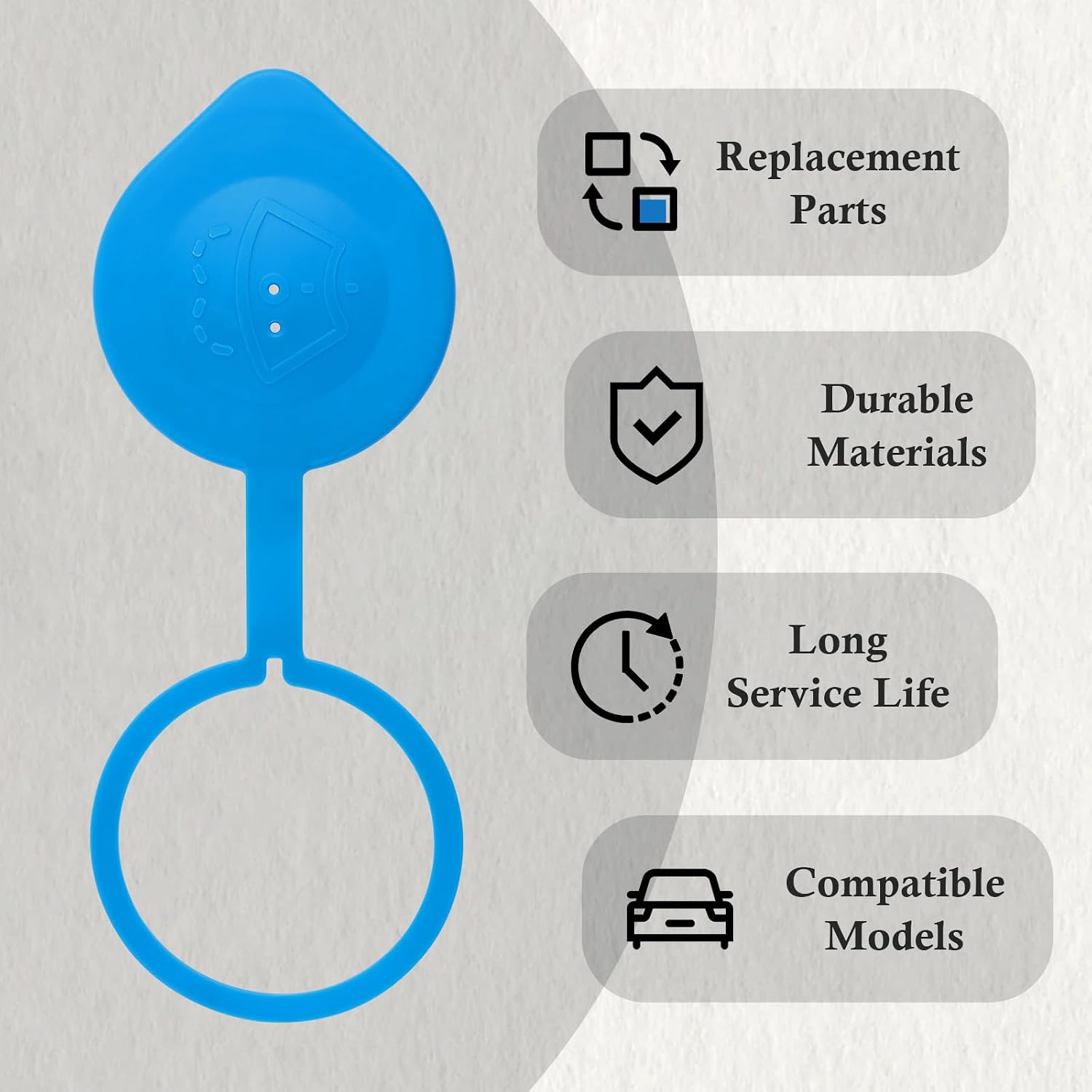 Windshield Washer Fluid Cap OEM 76802-SZA-A01,Sealing Windshield Wiper Fluid Cap Replacement Compatible with Honda 2009-2015 Pilot,Essential Windshields Washer Reservoir Caps