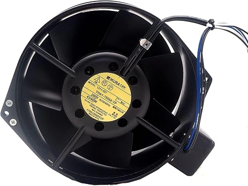 THA1-7556X-TP 200V 43/40W 172MM Fan - 17255 17CM 6-Wire 3250RPM Cooling Fan, Bla