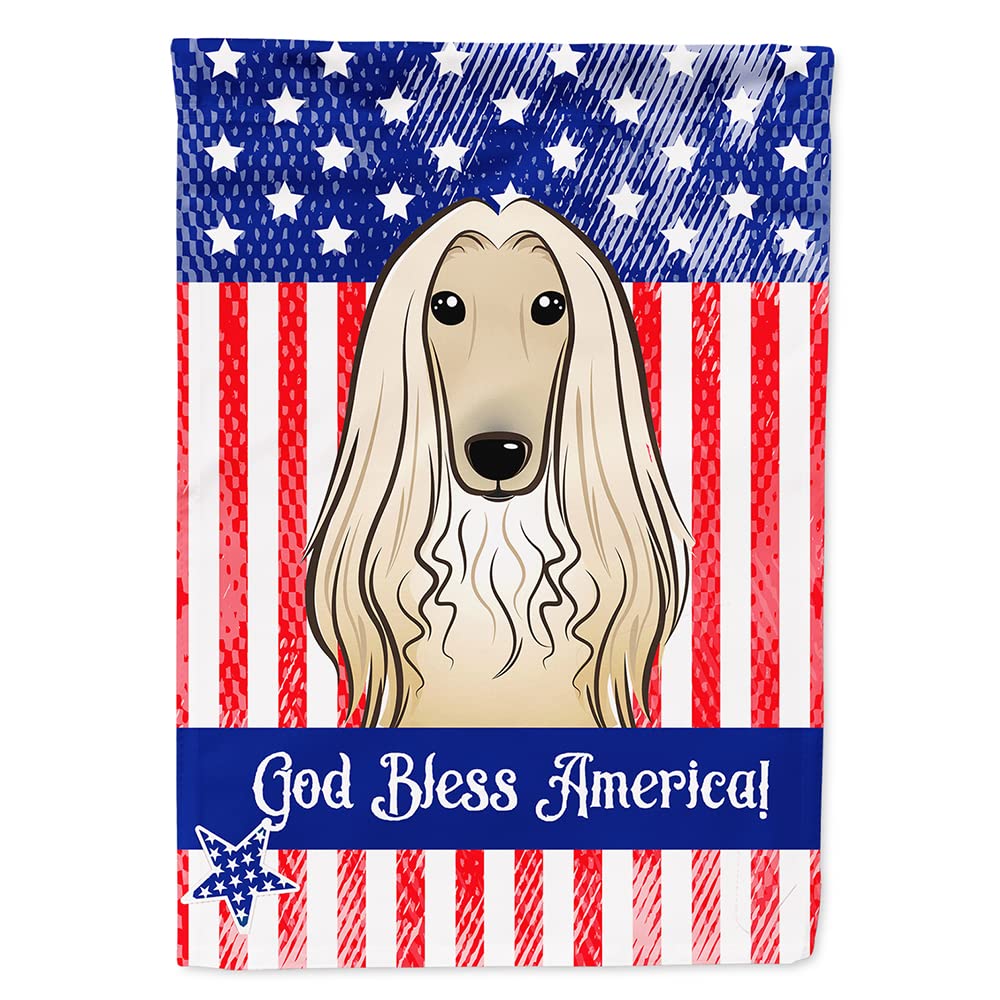 Drapeau Afghan Hound américain multicolore Caroline's Treasures grand format
