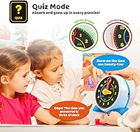 Vista 6 de BEST LEARNING Learning Clock - Educational Talking Learn to Tell Time Teaching Toy with Quiz and Music Sleep Mode - Toddlers & Kids Ages 3, 4, 5, 6
