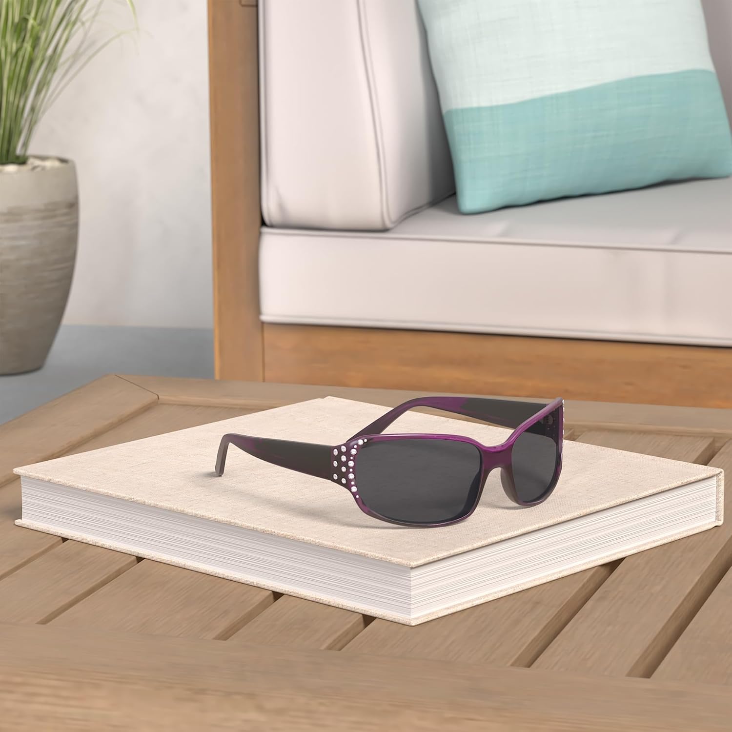 Polarized Sunglasses for Women - Premium Fashion Sunglasses - HZ Series Diamante Womens Designer Sunglasses - Image 2