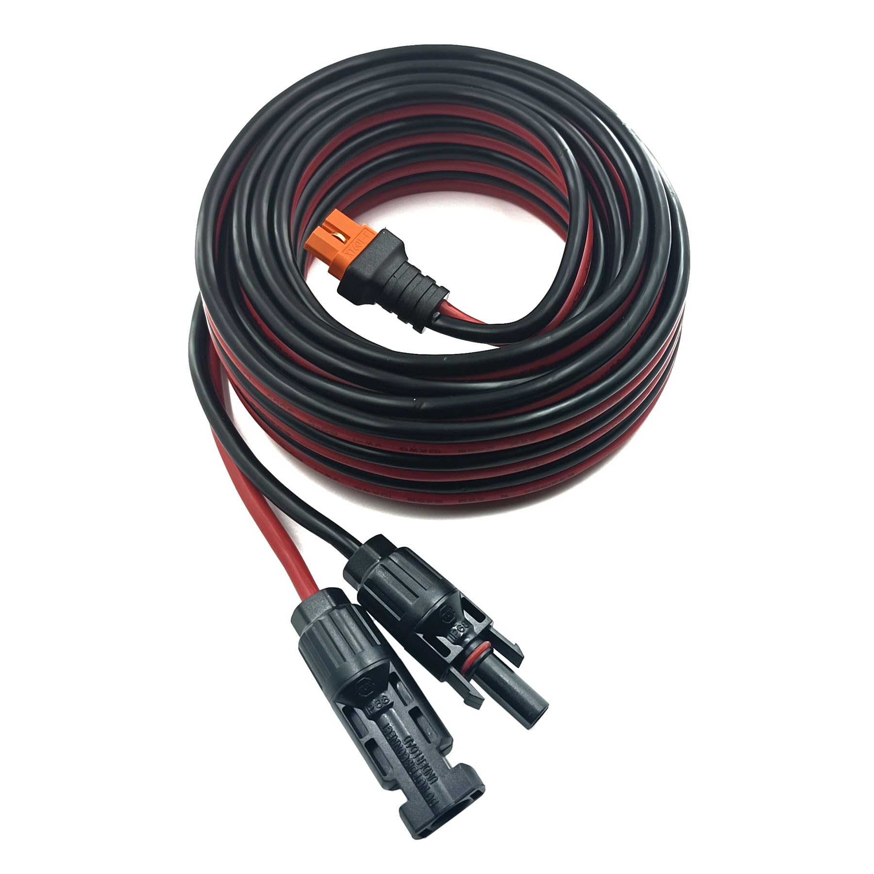 Fiche solaire vers XT60i Câble solaire 12AWG XT60I-F pour générateur solaire Ecoflow Powerstation (10AWG 6 m)