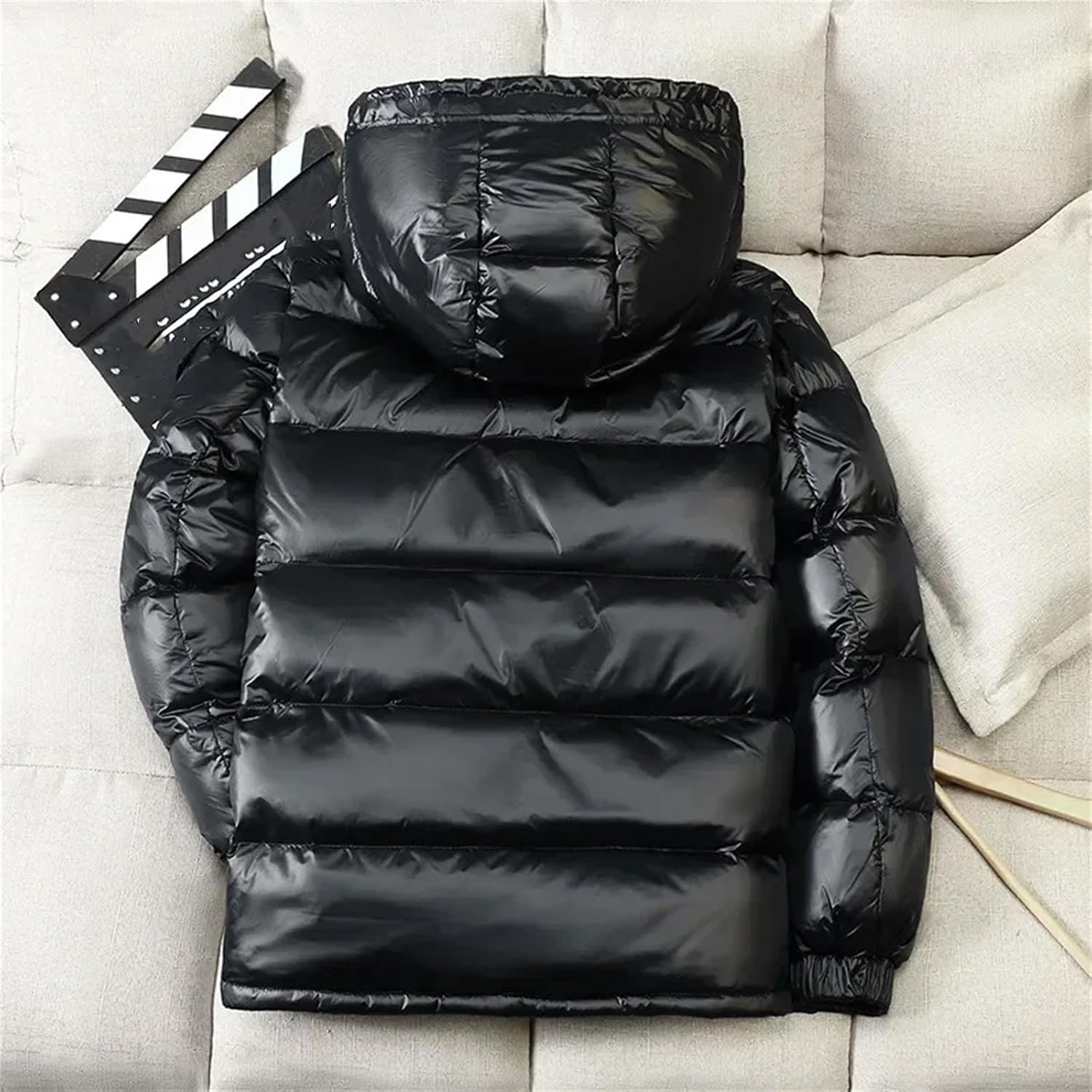 Winter Mens Down Coat Fashion Casual Jacket White Duck Down Short Style Thicken Warm Down Jackets