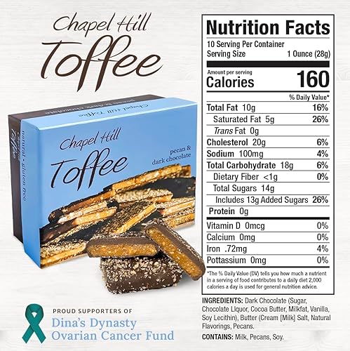 Miniatura 2 de Chapel Hill - Caramelo de nueces de chocolate oscuro 10 onzas