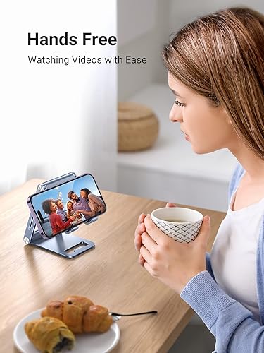 Miniatura 4 de UGREEN Soporte ajustable para teléfono celular de escritorio, compatible con iPhone 15, 14, 13, 12 Pro Max 11 XS Max XR X 8 Plus, Nintendo Switch,