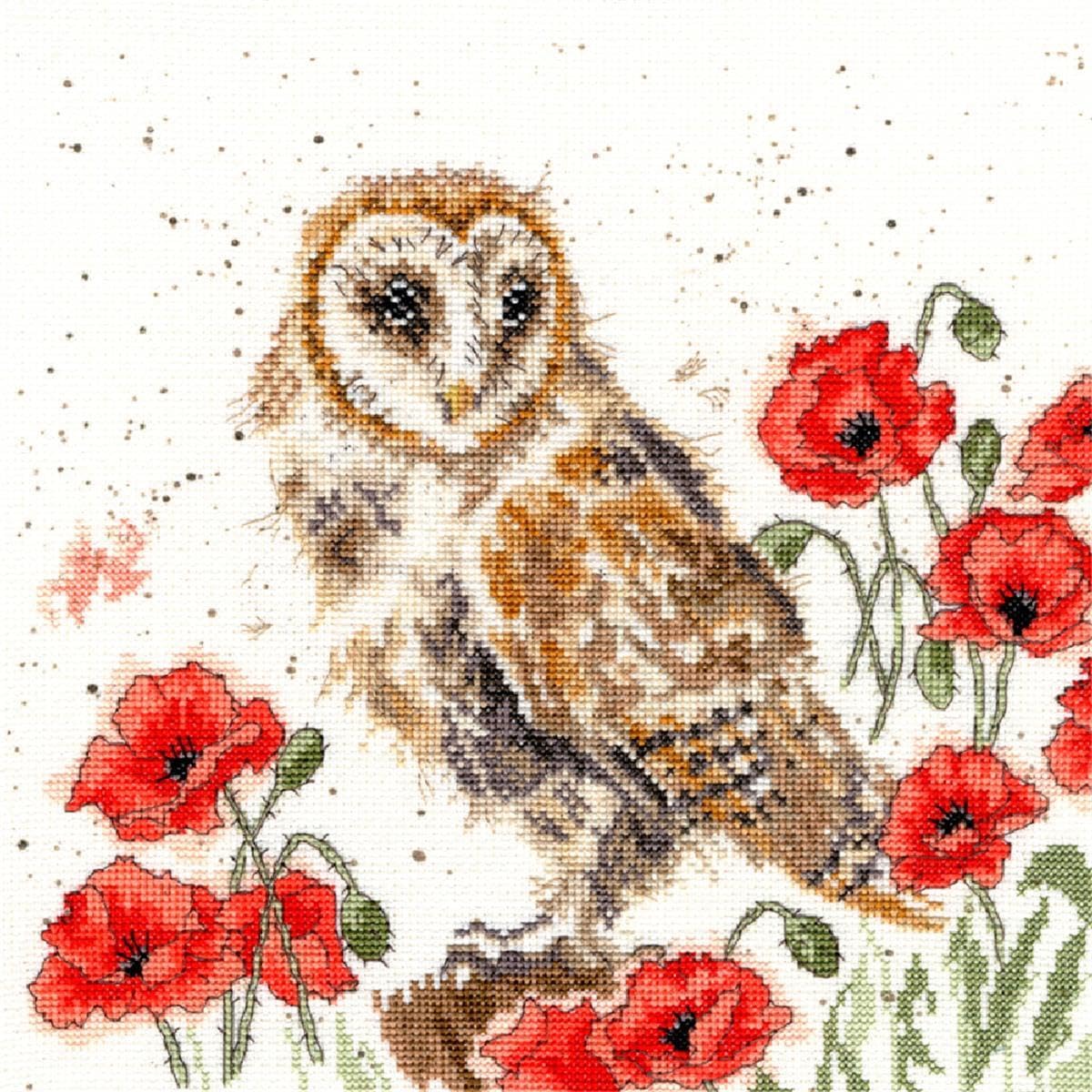 Bothy Threads Multi Colour Cross Stitch Kit - Wrendale Designs - The Lookout