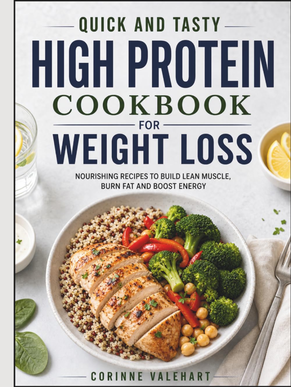 Quick and Tasty High Protein Cookbook for Weight Loss: Nourishing Recipes to Build Lean Muscle, Burn Fat and Boost Energy