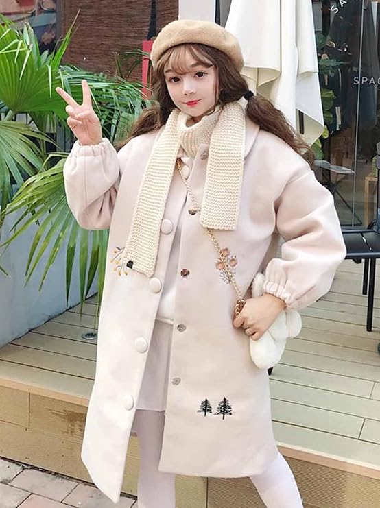 Amazon | [MengFan] レディース ロングコート 秋 冬 可愛い  