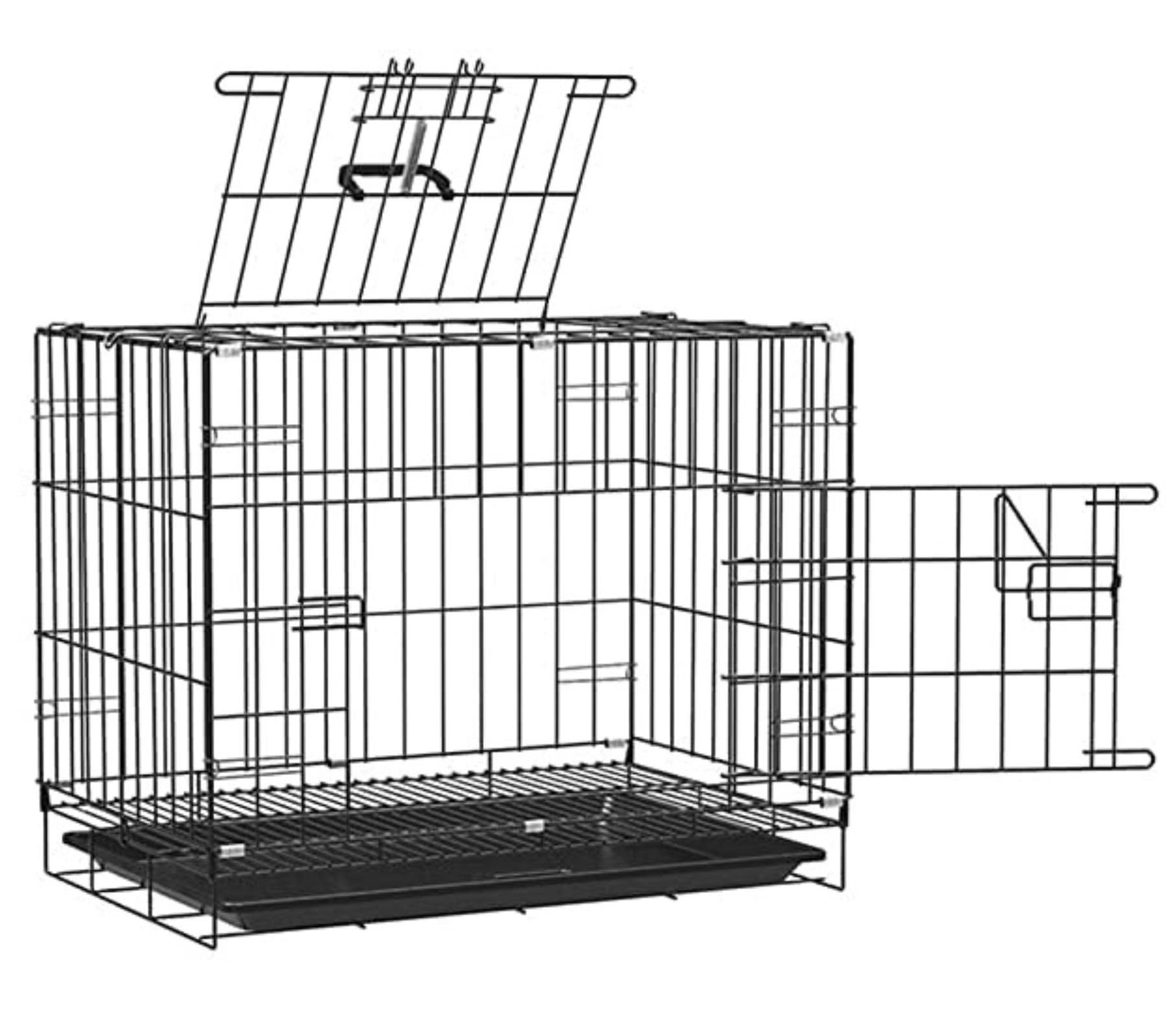 PSK Durable Metal Construction : The Crate Features Durable Metal-Wire Construction (36 inch Black cage) (B0BM5X26KG) Amazon Price History, Amazon Price Tracker