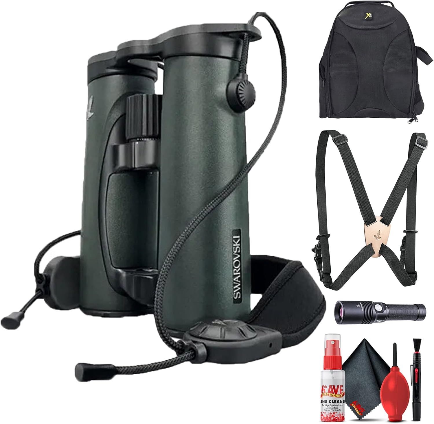 Swarovski 10x42 EL Binoculars + BSP Bino Suspender Pro