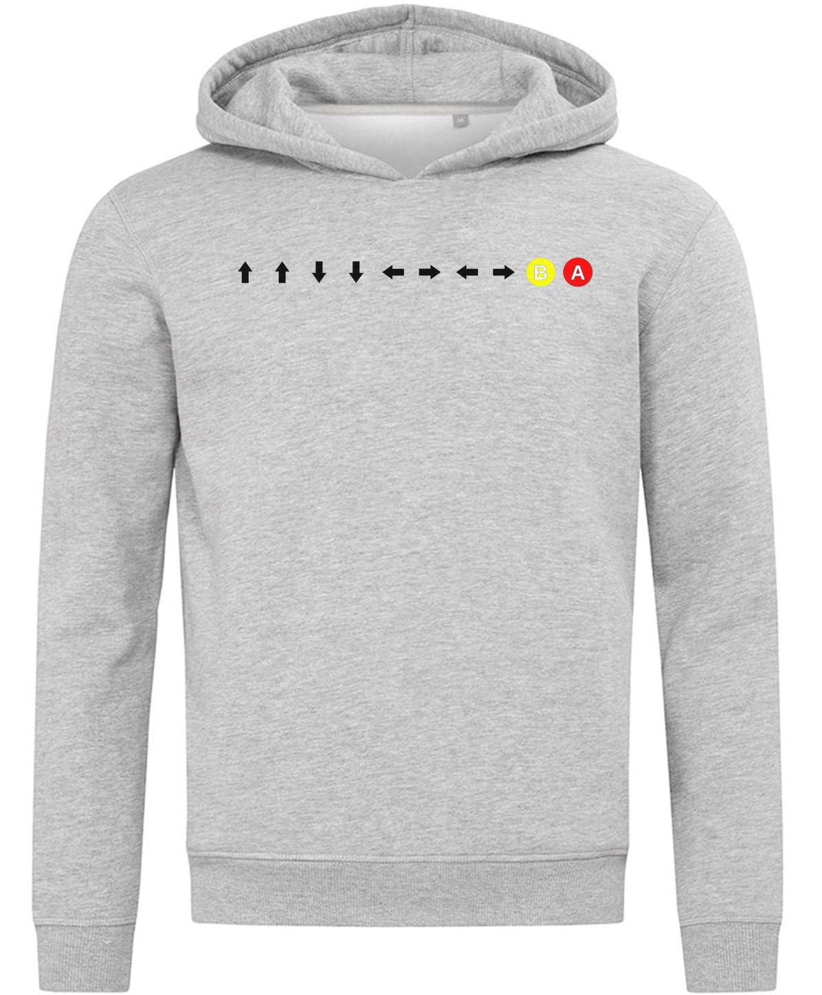 Cheat Code - Sudadera con capucha y mezcla de algodón, color gris